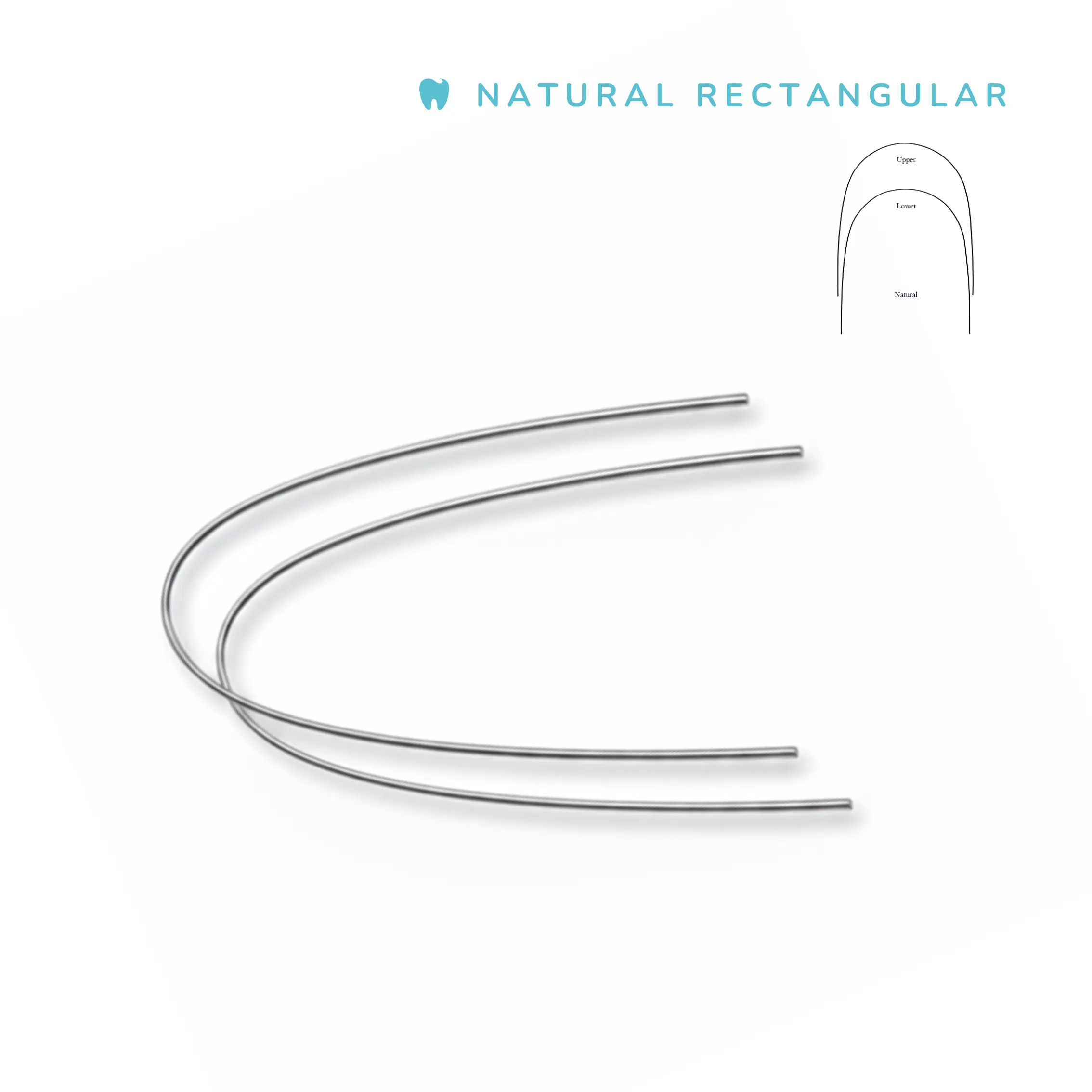 Arcos Niti Superelásticos Natural Rectangular Arcos-Niti-Superelasticos-Natural-Rectangular