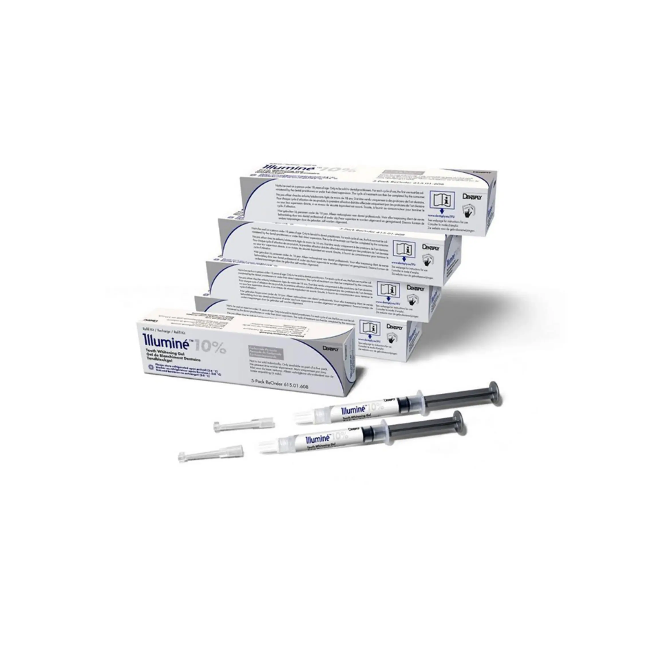 Dentsply Sirona Illumine Home 10% Refill 5×2×3 ml Dentsply-Sirona-Illumine-Home-10-Refill-5×2×3-ml.