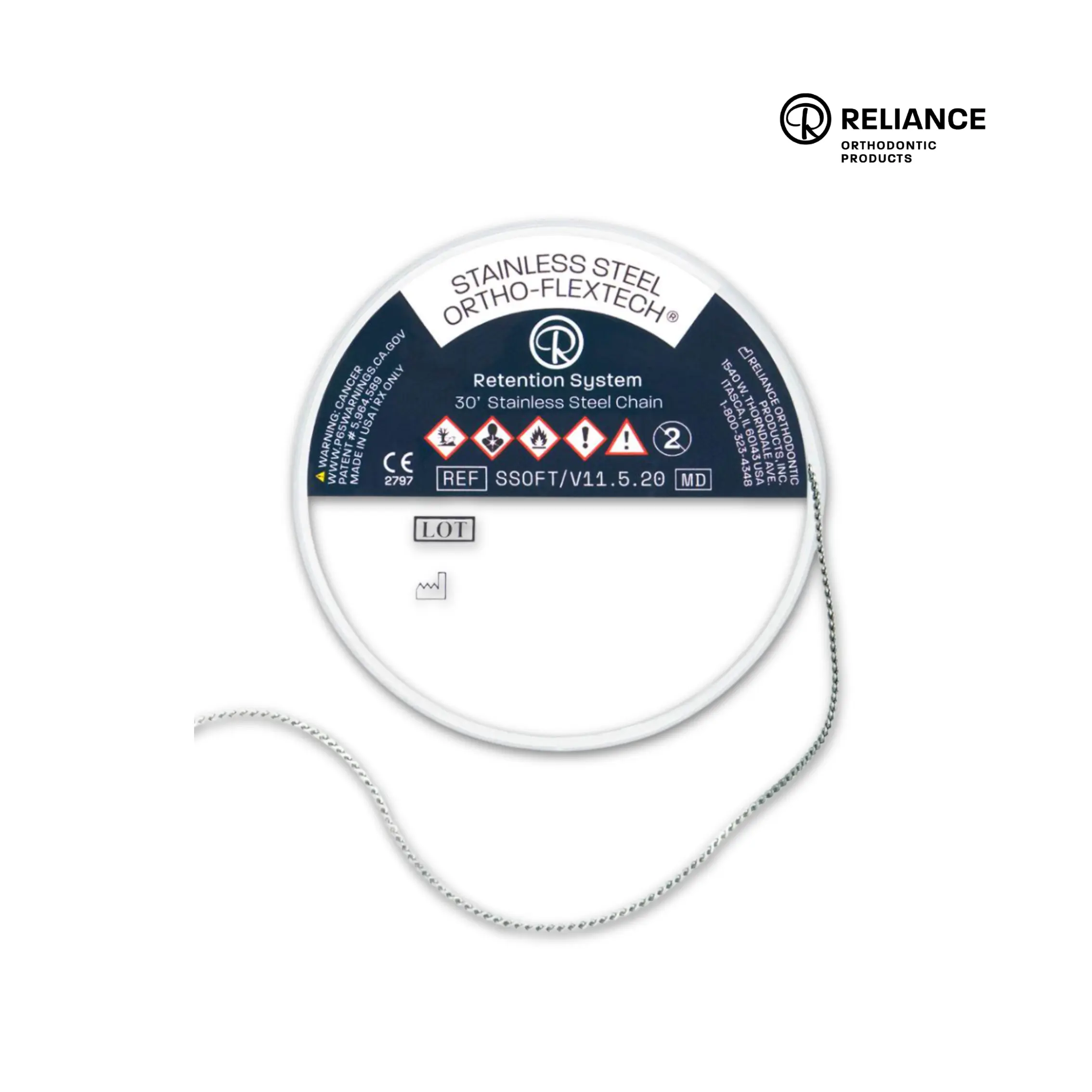 Ortho FlexTech retenedor acero Inoxidable (rollo 75 cm) Ortho-FlexTech-retenedor-acero-Inoxidable-rollo-75-cm