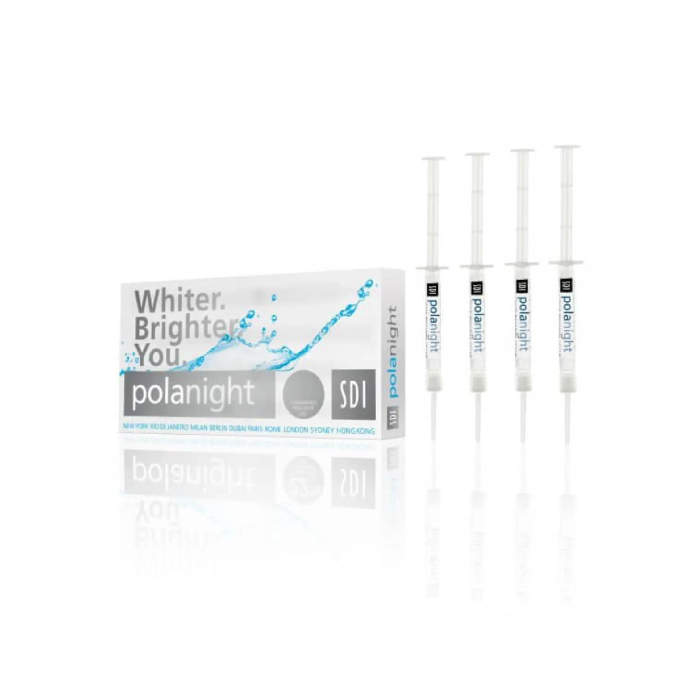 Pola Night 10% Kit Mantenimiento Blanqueador (4 Jeringas x 1.3g) Pola-Night-10-Kit-Mantenimiento-Blanqueador-4-Jeringas-x-1.3g