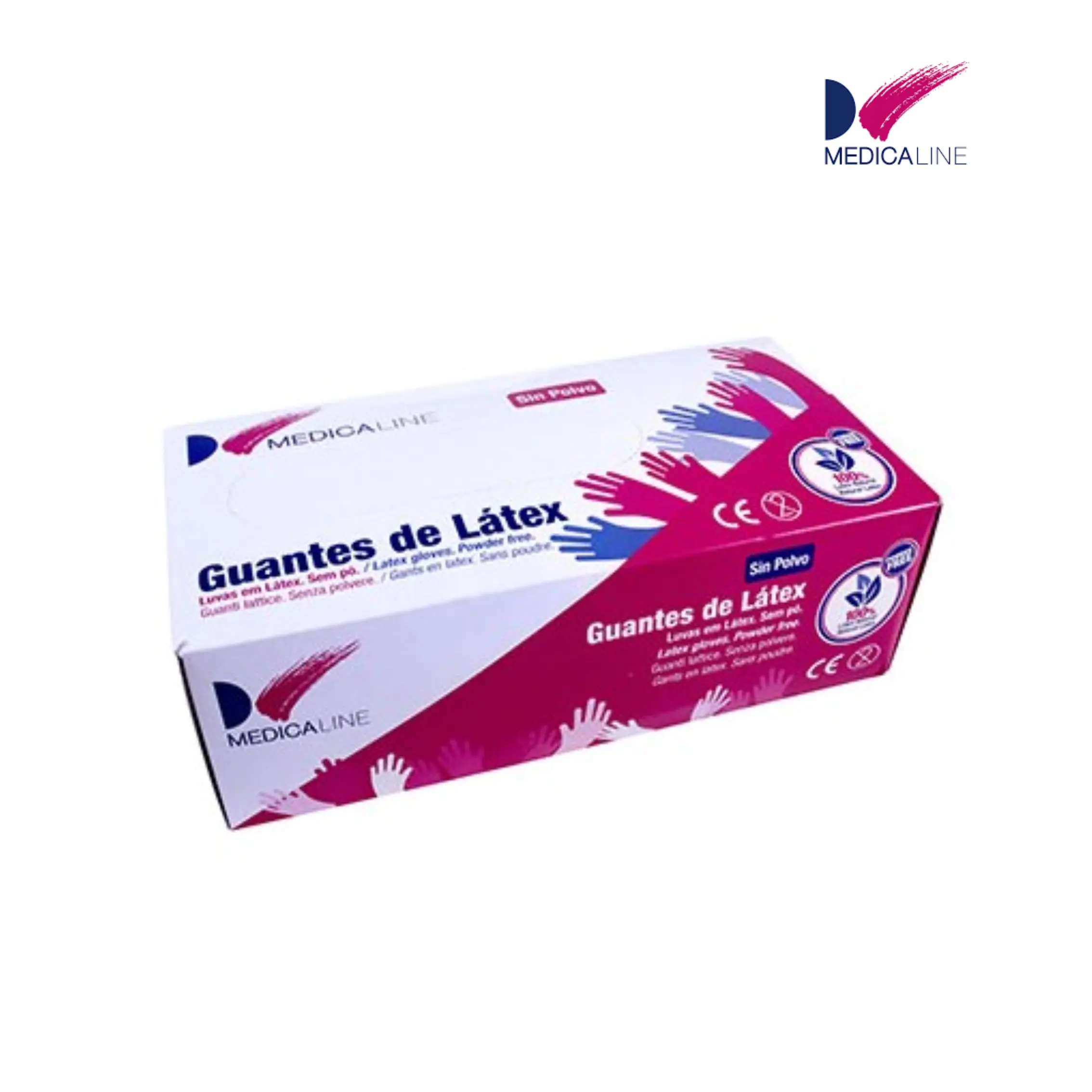 Guantes de Latex Sin Polvo -Medicaline Guantes-de-Latex-Sin-Polvo-Medicaline.