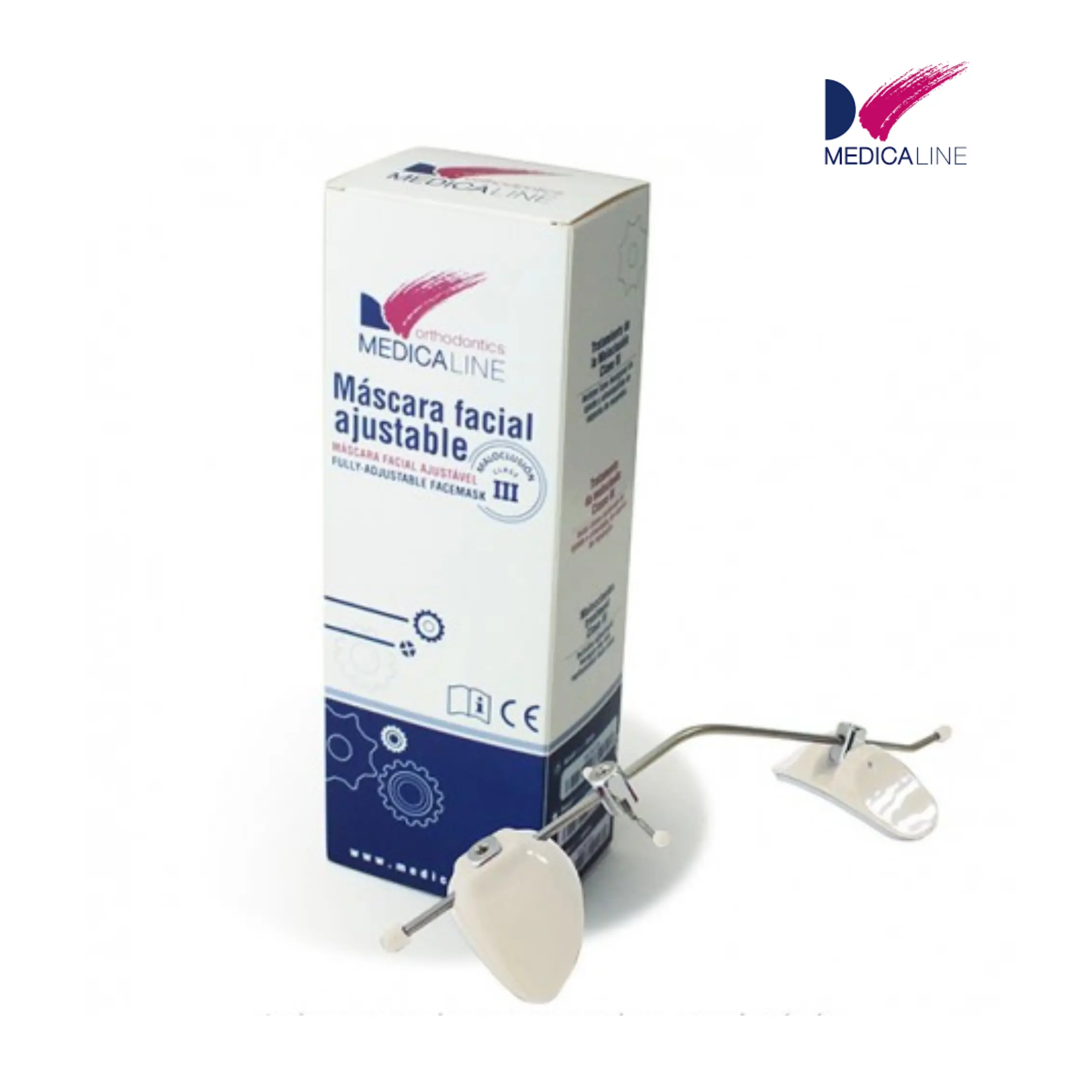 Máscara Facial Ajustable Perla Corrección Clase III - Medicaline Mascara-Facial-Ajustable-Perla-Correccion-Clase-III-Medicaline